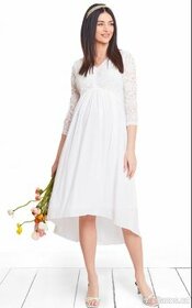 Svatební/společenské těhotenské šaty - 1