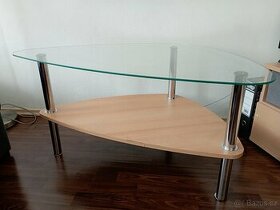 Konferenční stolek skleněný