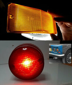 kryt blinkru Fiat 125p (zadní) a kryt zadního světla MATRA