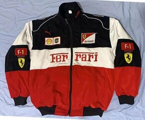 Závodní bunda pro dospělé F1 Team Vintage, bunda Ferrari, vy