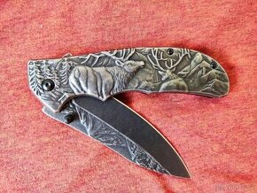 Dekorativní kapesní nůž, lovecký - jelen