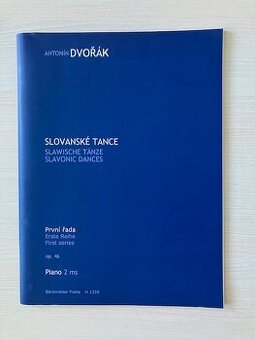 Noty Dvořák- Slovanské tance - 1