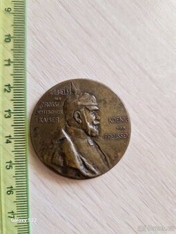 Bronzová medaile 1897 Viliam I. Pruský - 1