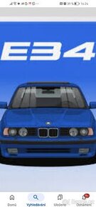 Prodám díly na bmw e34. Interiér, Karoserie.