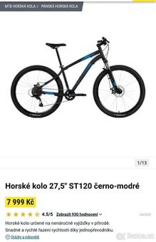 Jízdní kolo S 27,5