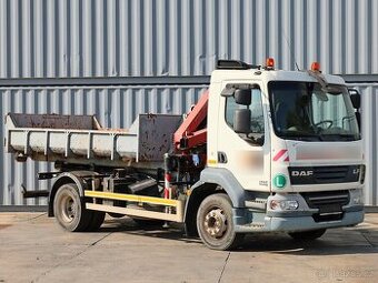 DAF LF 55.220, 16 TUN, EURO 5, HYDRAULICKÁ RUKA HMF  ECT 532