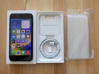 Apple iPhone SE (2020) 64GB Black TOP stav, ZARUKA