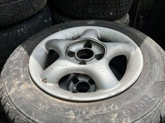 Sada litá kola 4x100 r13 s letním pneu 165/70 r13