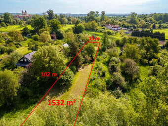 Prodej krásné zahrady 1.532 m2 v Rajhradě