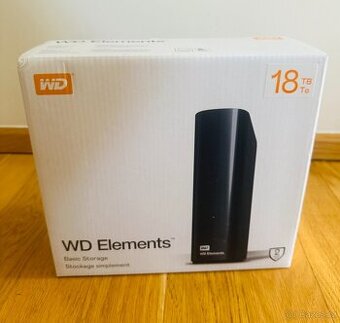 🔥 WD Elements Desktop 18TB - NOVÝ NEROZBALENÝ