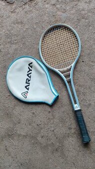 Vintage tenisova raketa Araya - frezovany hlinik
