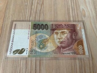 Slovenska bankovka 5000 SK ( 2003, séria H )
