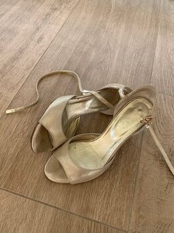 taneční boty zlaté