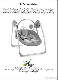 Houpačka BO JUNGLE B-Portable Swing