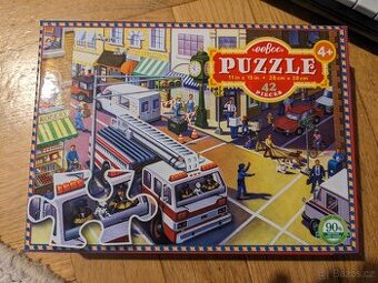 Puzzle hasiči - 42 velkých kousků