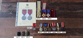 Medaile, vyznamenání, odznaky Německo.