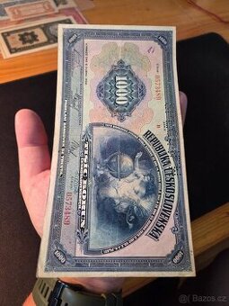 1000 korun 1932 PRVNÍ REPUBLIKA