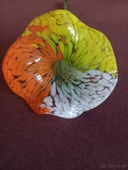 Stará skleněná květina. č.1