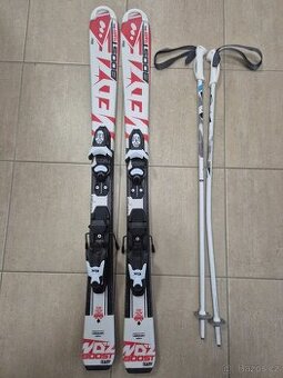 Dětské lyže WEDZE vel. 110cm + lyžáky vel. 22-23.5cm - 1