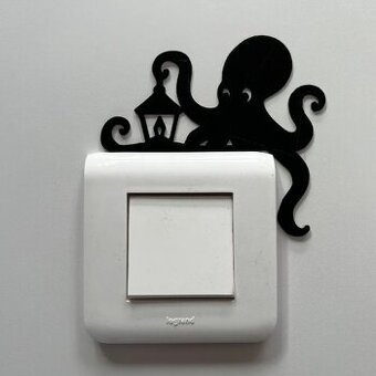 3D dekorace na vypínač – Chobotnice