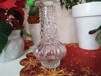 stara mensi sklenena vaza-30 leta