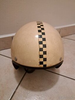 Přilba na veterána, retro přilba- CASSIDA JAS- bílá