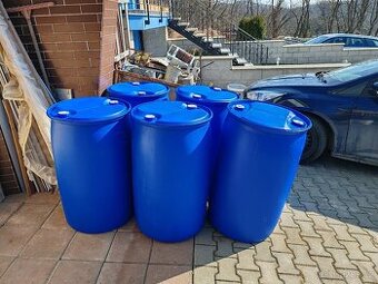 Plastový sud, Sudy z plastu, modré sudy - 1