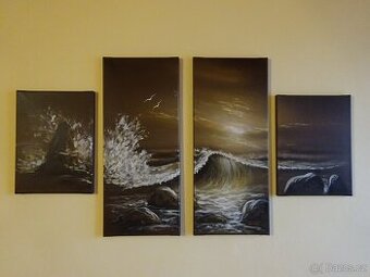 Obraz Rozbouřené moře