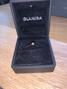 Stříbrný prsten 925 s diamantem 0,1 ct – GLAMIRA.