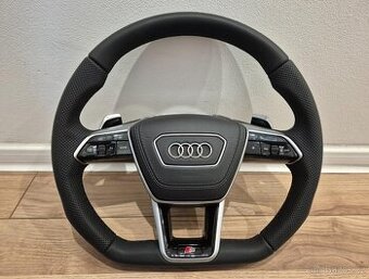 KOZENY VOLANT AUDI ZREZANY S PADLAMI AIRBAGEM