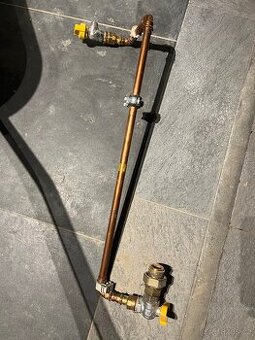 Plynová přípojka DN20 a DN15