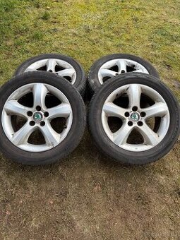 Originál letní alu kola Škoda Fabia 2 5x100 195/55R15