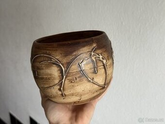 Dekorativní keramický květináč