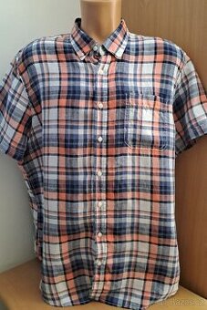 Pánská slim lněná košile Crafted Goods/XXL/2x69cm