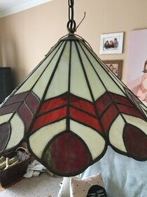 Lustr-stropní svitidlo-lampa- vitráž