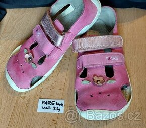 Fare Bare sandály růžové vel. 34 - 1