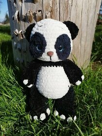 Panda (ručně vyrobená plyšová hračka) nová