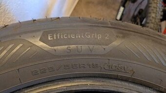 Goodyear (letní 4ks) 225/55 R19 Bridgestone (zimní 2ks)