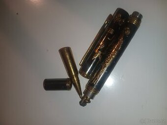 Starý zapalovač+propiska