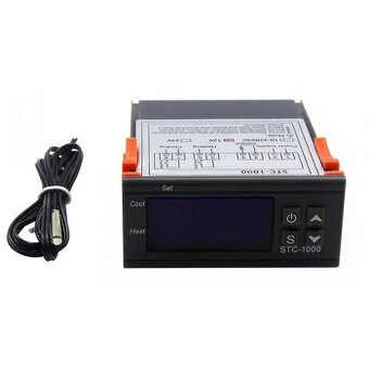 STC-1000 digitální termostat 12V DC