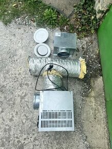 Set s krbovým ventilátorem na rozvod horkého vzduchu - 1