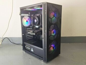 Herní PC Ryzen 5 4500 + RX 570 4GB + 500GB M2 + WIN11 + ZÁR.