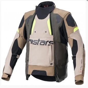 ALPINESTARS bunda HALO DRYSTAR dark khaki/sand/fluo yellow X