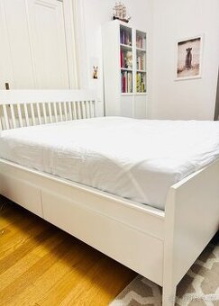 IKEA Idanas Postel with mattress and slats