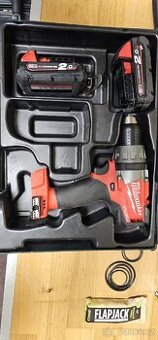Aku vrtací šroubovák Milwaukee M18 FDD2 + 2 baterie
