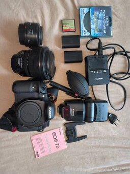 Canon EOS 7d a vybavení