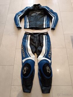 Alpinestars Octane-Pánská kožená moto kombinéza, dvoudílná