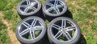 Prodám elektrony 5X112 R19 originál mercedes AMG dvourozmer