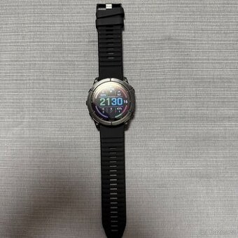Hodinky Garmin Fenix 7 X Solar Saphire 51 mm, černá barva