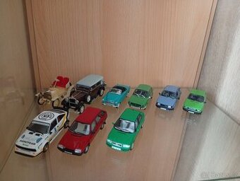 Sbírka aut škoda 1:43